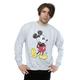 Disney Men's Mickey Mouse Classic Kick Sweatshirt XXX-Large Heather Grey
