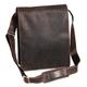 Gents Leather Bag Messenger Shoulder Cross Body ipad Record News Boy Man Bag A41 Brown