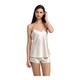 Jasmine Silk Pure Silk Camisole Chemise Top Vest Nude (S （10-12）)