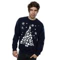 Star Wars Men's Christmas Tree Sweatshirt XXX-Large Navy Blue