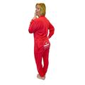 BIG FEET PAJAMA CO. Red Union Suit Onesie Pyjamas with Funny Bum Flap NO Entry (S)