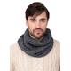 Merino Knitted Tube Snood Scarf Charcoal(Size: One size)