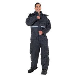 Workwear World WW214 Men’s Endurance Waterproof Padded Coverall with Detachable Hood, Navy Blue Sizes M-XXL (XL)