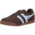 Gola Mens Harrier Low-Top CMA 192 Dark Brown/Pale 8 UK, 42 EU