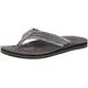 Sanuk Men's Fraid Not flip Flop, Charcoal, 9 UK