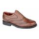 Scimitar Mens Gents Leather Wide Fit Brogues Shoes Size 6-14 Brown (13)