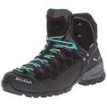 Salewa Women's Ws Alp Trainer Mid Gore-tex Trekking & hiking boots, Black Out Agata, 7 UK