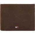 Tommy Hilfiger Men Johnson Wallet with Coin Compartment, Brown (Brown), One Size