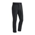 maier sports Men's Torid Slim Hiking Trousers, Slim fit Outdoor Pants, Breathable Trekking Trousers Black - Black