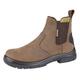 Grafters Mens Super Wide EEEE Fitting Pull On Safety Dealer Boots (14 UK) (Dark Brown)