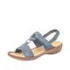 Rieker 60843, Women's Closed Toe Sandals Closed Toe Sandals, Blau (jeans / 14), 3 UK (36 EU)