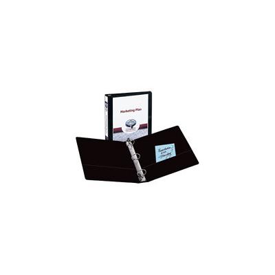 Avery 1 in. Showcase View Binder with Round-Rings - Black