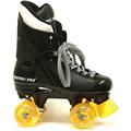 VT01 Turbo Ventro Pro Quad Roller Skates with Yellow Wheels EU46