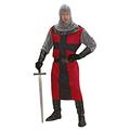 "DARK AGE KNIGHT" (long coat, belt, armbands, helmet, boot covers) - (L)