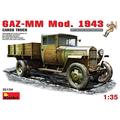 Miniart 1:35 Scale GAZ-MM Mod.1943 1.5t Cargo Truck Plastic Model Kit