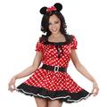 Ladies Mouse Girl Costume Extra Large UK 18-20 for Animal Jungle Farm Fancy Dress