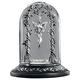 The Noble Collection The Lord of the Rings Arwen Evenstar Pendant Display - 5.5in (14cm) Pewter and Glass Dome Display - Officially Licensed Film Set Movie Props Gifts
