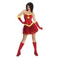 Rubie's Official Ladies Marvel Miss Iron Man Resue Adult Costume - Extra Small 6 -8