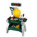 Theo Klein 8612 Bosch Junior Workbench 2+ I Including Helmet, Vice, Tools, Strips of Wood, Nails, Screws and Nuts I Dimensions: 49 cm x 29 cm x 71 cm I Toy for Children Aged 2 Years and up