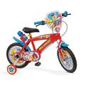 Toimsa 1474 Paw Patrol 14 Inch Kids Bike Bicycle with Training Wheel stabilisers, Red