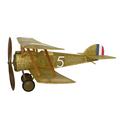 Sopwith Camel complete vintage model rubber band powered balsa wood aircraft kit