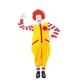 TDD Childs Age 10-12 Ronald Clown Costume Fast Food Childrens Fancy Dress Boys/Girls Dress Up