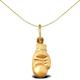 Jewelco London Ladies 9ct Yellow Gold Boxing Glove Charm Pendant