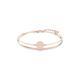 Swarovski Ginger bangle, White, Rose gold-tone plated