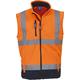 Yoko Men's Yk050/Hv006 Hi vis Softshell Gilet, Oran/Nav, XL UK