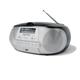 Zenith DAB Digital FM Radio CD Boombox: AZATOM Zenith Z2 - CD Player - DAB/DAB+ 'Future Ready' - FM Radio - USB MP3 Player - Premium Stereo Sound - Mains or Battery Powered - Portable - (Black/Silver)