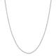 925 Sterling Silver Octagon Spring Ring 1.65mm 8 Sided Sparkle Cut Cable Chain Necklace Jewelry Gifts for Women - 51 Centimeters
