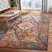 Blue 0.25 in Area Rug - World Menagerie Myia Oriental Yellow/Pink Area Rug Polypropylene | 0.25 D in | Wayfair WLDM1681 36982060