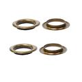 Trimming Shop 40mm Bronze Eyelets Rings with Self-Backing Washers - Perfect for Curtains, Drapes and PVC Banners, Vinyl, Tarpaulin, Pool Cover (100 Pieces)