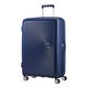 American Tourister Soundbox - Spinner L Erweiterbar Koffer, 77 cm, 110 L, Blau (Midnight Navy)