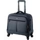 LIGHTPAK 46133 Business Laptop Trolley Phoenix, Rollkoffer mit 4 Leichtlaufrollen, arretierbares Trolleysystem, Businesskoffer, Laptopfach für Notebooks bis 17 Zoll, Grau, Koffer 43,5 x 44,5 x 21 cm