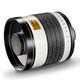 Walimex Pro 16437 800mm 1:8,0 CSC Spiegelobjektiv für Micro Four Thirds Objektivbajonett weiß (manueller Fokus, für Vollformat Sensor gerechnet, Filterdurchmesser 30,5mm)