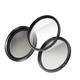 Walimex Pro Filter Starter Komplett-Set (Durchmesser 77mm, MC inkl. Polfilter, UV Filter und ND Fader Graufilter)