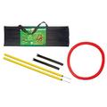 Karlie Agility-Reifen-Set, 1 Ring plus Halterung, 60 cm Durchmesser, gelb/rot