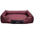 Hundebett Hundesofa Hundekorb Tierbett Verschiedene Größen und Farben Cordura Comfort (XXXL - 140x115x25, 11 - kastanienbraun)