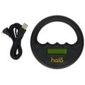 Pet Technology Store - Mikrochip Scanner Halo Für Haustiere MID06 (Nicht in Box) - 135mm Durchmesser X 33mm, Schwarz in Trageetui