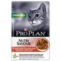 Pro Plan Purina Cat Nassfutter Sterilised Rind, 24er Pack (24 x 85 g)