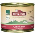 Terra Pura Bio Katzenfutter Rindermahlzeit 200 g Glutenfrei, 24er Pack (24 x 200 g)