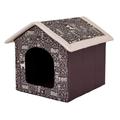 HobbyDog Hundehöhle Wörter Katzenhöhle Hundehütte Hundebett Katzenbett S-XL (M 44x38cm)