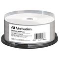 Verbatim BD-R Blu-ray Rohlinge 25 GB, Blu-ray-Disc mit 6-facher Schreibgeschwindigkeit, 25er-Pack Spindel, großflächig thermisch bedruckbar, Blu-ray-Disks für Video- und Audiodateien