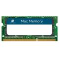 Corsair Mac Memory SODIMM 8GB (1x8GB) DDR3 1333MHz CL9 Speicher für Mac-Systeme, Apple-Qualifiziert - Schwarz