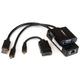 StarTech.com Adapter Kit für Lenovo Yoga 3 Pro - Micro HDMI auf VGA - Micro HDMI auf HDMI - USB 3.0 Gb LAN - 3-in-1 Konnektivität Bundle