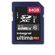 Integral SDXC 64GB Class 10 UltimaPro UHS-1 class 1 Speicherkarte bis zu 80 MB/s Transfergeschwindigkeit