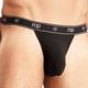 Male Power Bamboo Micro Thong - Micro Tanga aus Bambusfasern - black/schwarz - Größe L