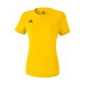 Erima Damen Funktions Teamsport T-Shirt, gelb, 36, 208619