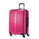 HAUPTSTADTKOFFER - X-Berg - Hartschalenkoffer Koffer Trolley Rollkoffer, 65 cm, 90 Liter, TSA, Magenta Glanz